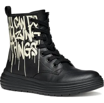 Chlapecké tenisky Dětské boty Geox PHAOLAE J16ETA.00004.28.35 černá 99A, EUR 28