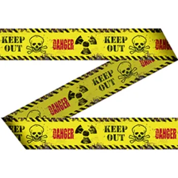 Party dekorace Dekorace na Halloween - bezpečnostní páska KEEP OUT 15m