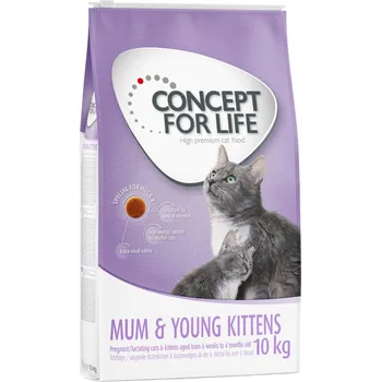 Krmivo pro kočku 10kg Concept for Life Mum & Young Kittens – Vylepšená receptura!