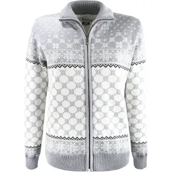 Dámský svetr Kama Merino svetr 5012 109 - světle šedá L