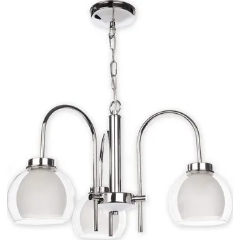 Svítidlo Lemir Závěsné svítidlo na řetězu O2043 W3 CH Dexy lustr 3 ramenný, chrom