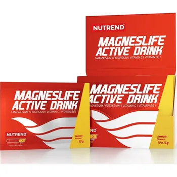 Nápoj pro sportovce Nutrend MAGNESLIFE ACTIVE DRINK, 10x15g