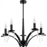 Lemir Stropní svítidlo O2865 W5 CZA Kapra lustr 5 ramenný, černá