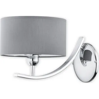 Svítidlo Lemir Nástěnné svítidlo O2870 K1 CH + SZA Orso nástěník, chrom + šedá