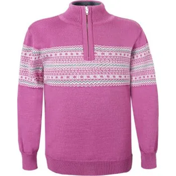 Pánské oblečení Kama dětský Merino svetr 1019 134 - růžová XS