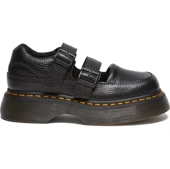 Dámské polobotky Kožené polobotky Dr. Martens Buzz MJ Mary Jane dámské, černá barva, na platformě, DM41061001 99X, EUR 39