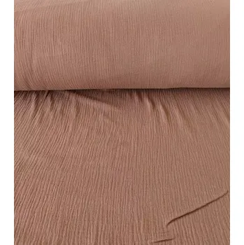 Látka metráž mušelín plenkovina mocca mouse | RTex