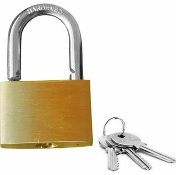 Visací zámek BCB Adventure mosazný zámek s klíčky Brass Padlock