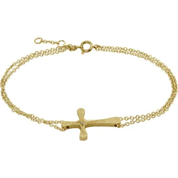 Náramek Free Style Náramek z chirurgické oceli křížek BSS778 Délka náramku: 18+2cm