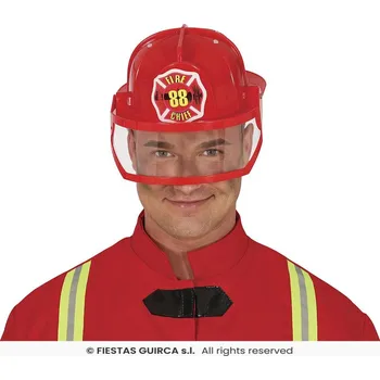 Karnevalový doplněk Přilba - amerického hasiče