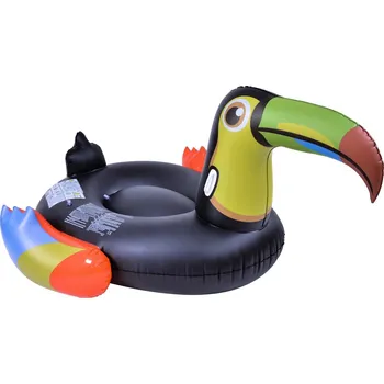 Vetro-plus Nafukovací kruh Tukan, 128 x 104 x 60 cm, černá