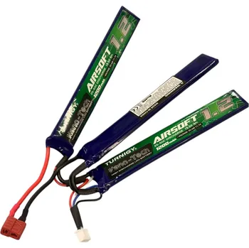 Baterie pro airsoftovou zbraň Akumulátor Li-Pol 11.1V/1200mAh Nano-Tech (25-50C) [V-Typ, T-Dean] - TURNIGY