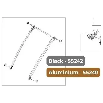 vozík za kolo Frame front upper - single - aluminum Thule 55240