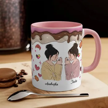 Hrnek - Dobrou KAMARÁDKOU je ta nejlepší TERAPIE 2 Růžová