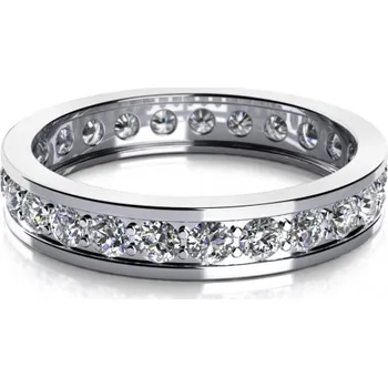 Prsten Couple, Zářivý prsten Mira v bílém zlatě se zirkony, vel. 57, prům. 18.1 mm, 585-68-1-0233.1B00.0.57.001