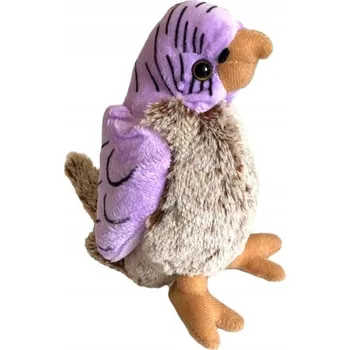 plyšák Fialová papoušek 17 cm