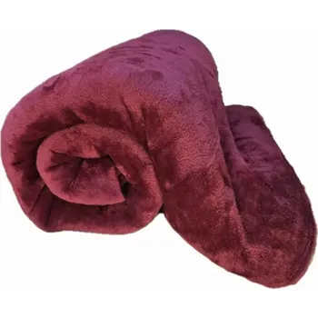 deka MIKROPLYŠOVÁ DEKA 200x230 cm Bordó