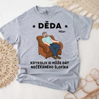 Tričko - Kdykoliv si může dát nečekaného šlofíka Tričko / Růžová / M