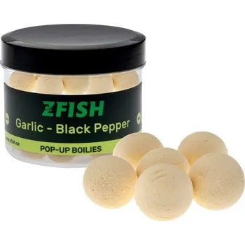 Boilies Plovoucí Boilies Pop-Up 16mm - Garlic & Black Pepper