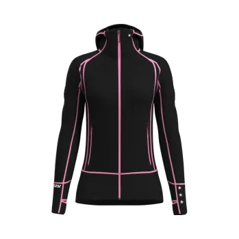 Dámská mikina Crazy Idea Pull Inspire Woman blueberry M; Černá mikina + DÁREK DLE VÝBĚRU!