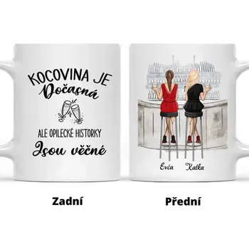 Hrnek - Kocovina je dočasná, ale opilecké historky jsou věčné Bílá