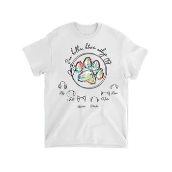 Tričko - Jen holka, která miluje zvířecí mazlíčky - až 6 mazlíčků Tričko / Šedá / 2XL