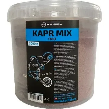 Návnadová surovina KS FISH KARP MIX 1 - TRIO
