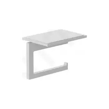 Kludi Vela C Držák toaletního papíru s poličkou, matná bílá, 3197153