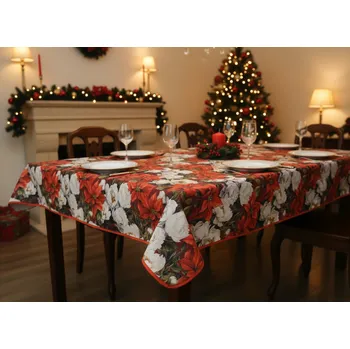 ubrus Vánoční ubrus na stůl NATALE SPLASH II. různé rozměry Mybesthome Rozměr: 140x230 cm