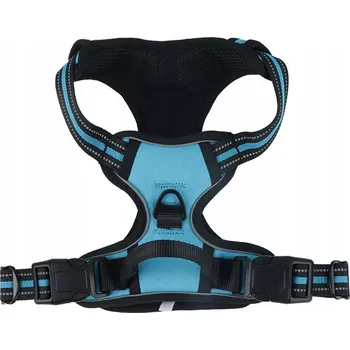 Postroj pro psa POSTROJE PRO PSA BEZ TLAČENÍ NASTAVITELNÉ PROCHÁZKOVÉ velikost S MODRÉ