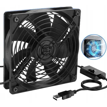 Počítačové chlazení Ventilátor 120mm 12V 5V 3 režimy USB COOLING SILENT FAN