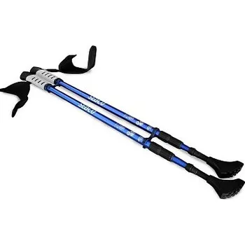 Trekingová hůl Trekové teleskopické hole SEDCO NORDIC MT.BLANC 65-135 cm modrá