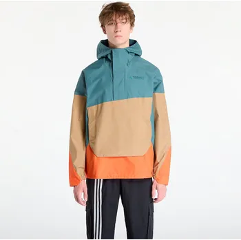 Pánská bunda Bunda adidas Terrex Xploric 2.5L Climaproof Anorak Preloved Teal M