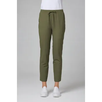 Dámské kalhoty LuXmi s rovnými nohavicemi - barva Aténská Oliva S