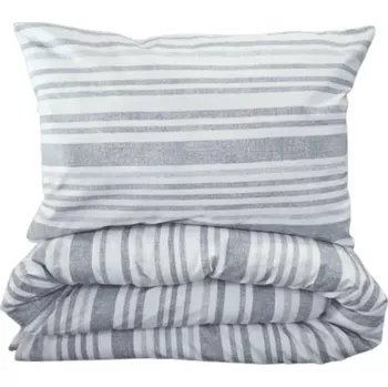 Povlečení Povlečení Kostka šedá bavlna 140x200, 70x90 cm