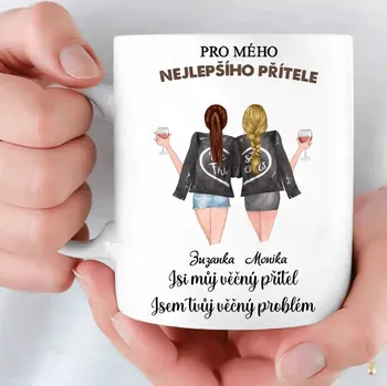 Hrnek - Nejlepší kamarádka 21 Modrá