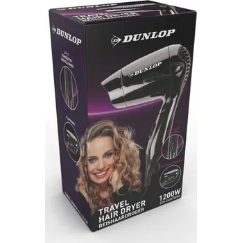 Péče o vlasy DUNLOP cestovní fén na vlasy 1200W