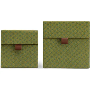 Úložný box House Doctor Fan Set 2 úložných boxů, zelená