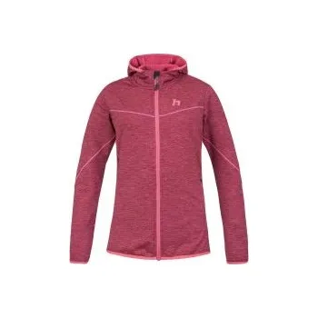 Dámská mikina Hannah DAGNYS HOODY honeysuckle mel 36; Růžová mikina + DÁREK DLE VÝBĚRU!