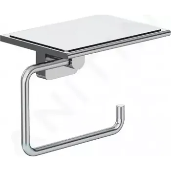 Kludi Vela S Držák toaletního papíru s poličkou, chrom, 2597105