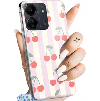 Pouzdro na mobilní telefon Kryt Hello Case Zadní Kryt pro Xiaomi Redmi 13C červený