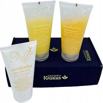 Kosmetická sada Dárková Sada Ziaja Mirabelka na tělo balzám peeling sprchový gel