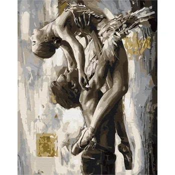 Malování podle čísel BRUSHME 40x50 cm elegantní tanec 1 Ks v krabičce