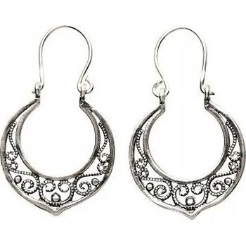 Náušnice STŘÍBRNÉ NÁUŠNICE PRO NI VISACÍ STŘÍBRO 925 AŽUROVÉ