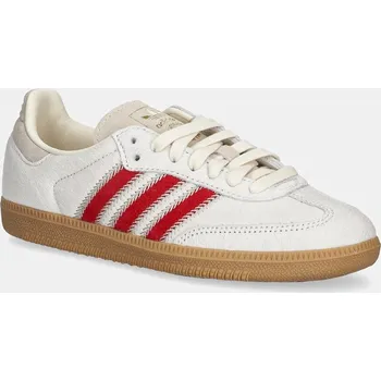 Dámská obuv Tenisky adidas Samba Og W Wonder Beige/ Crew White/ Better Scarlet EUR 41 1/3