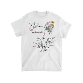 Tričko - Nejlepší máma - až 5 dětí Tričko / Šedá / 4XL