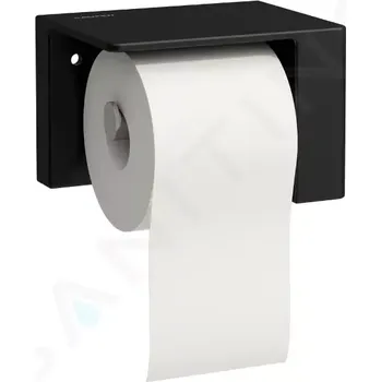 Laufen VAL Držák toaletního papíru s krytem, matná černá, H8722817160001