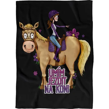 Dětská deka Deka 200 x 140 cm - Umím jezdit na koni