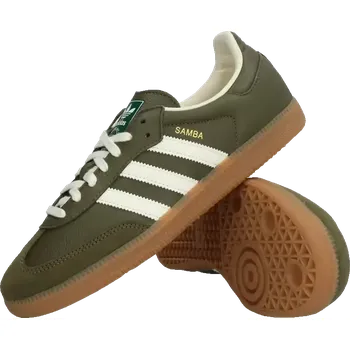 Pánská obuv Pánská lifestylová obuv Adidas Samba OG zelená3