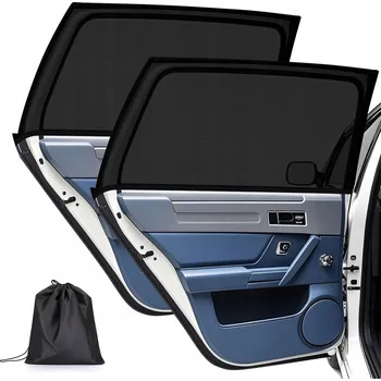 Stínítko do auta Sluneční clona na sklo do auta Záclony Moskytiéra x2